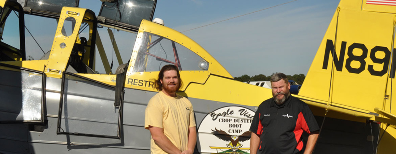 Eagle Vistas Ag Pilot Training Graduate - Robbie